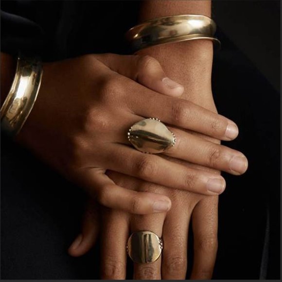 Pecos Signet Brass Ring - Picture 2 of 2